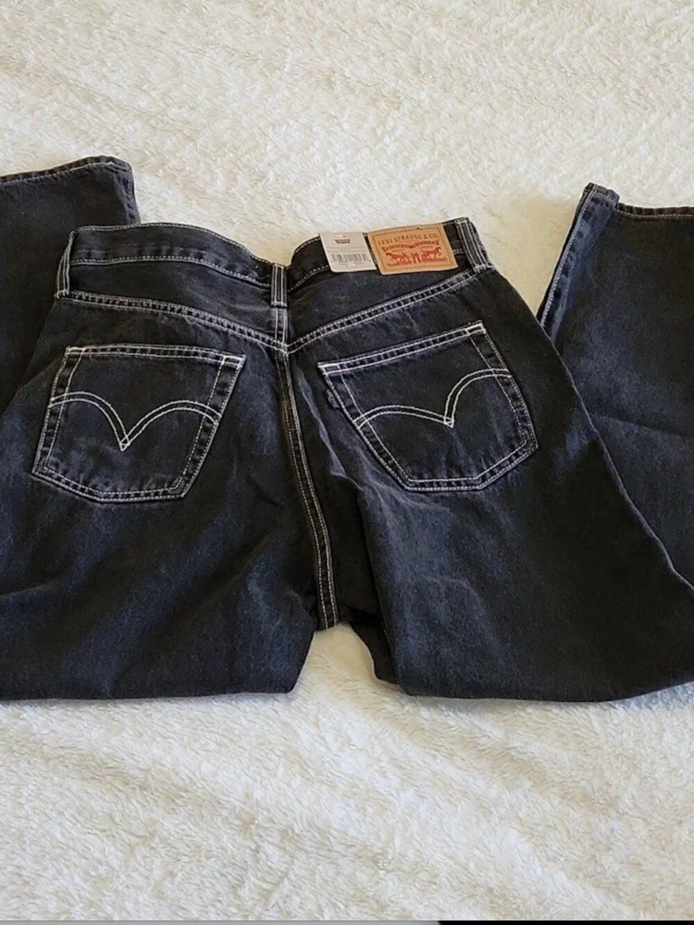 Levi's dark blue jeans